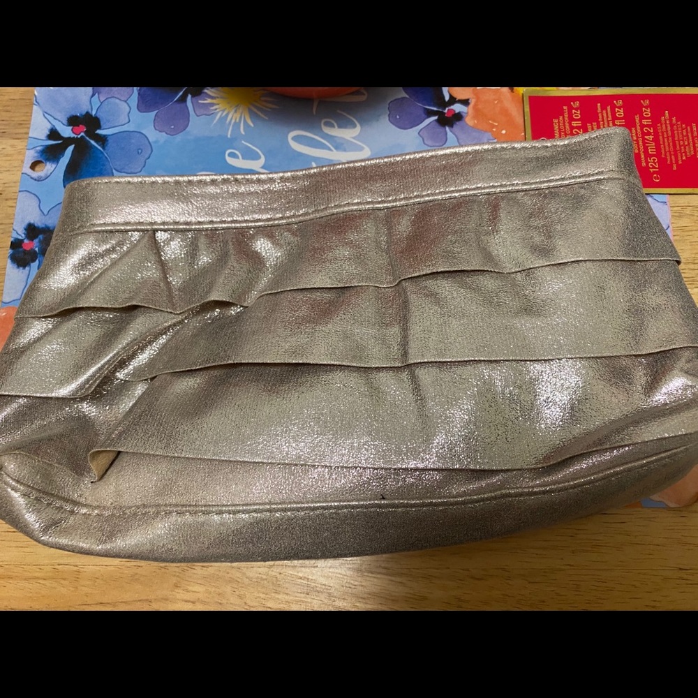 Victoria’s Secret gold clutch
